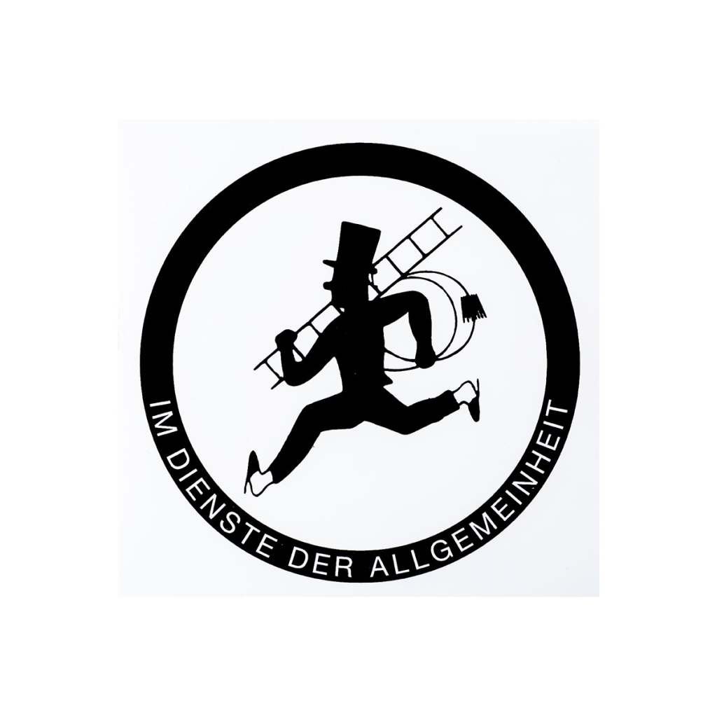 Autoaufkleber Ø 10 cm
nach links laufender RFK
