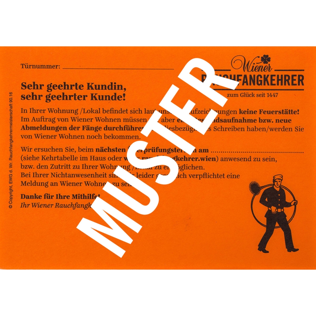 Einwurfzettel Abmelder
A6, orange, Block, 100 Blatt
