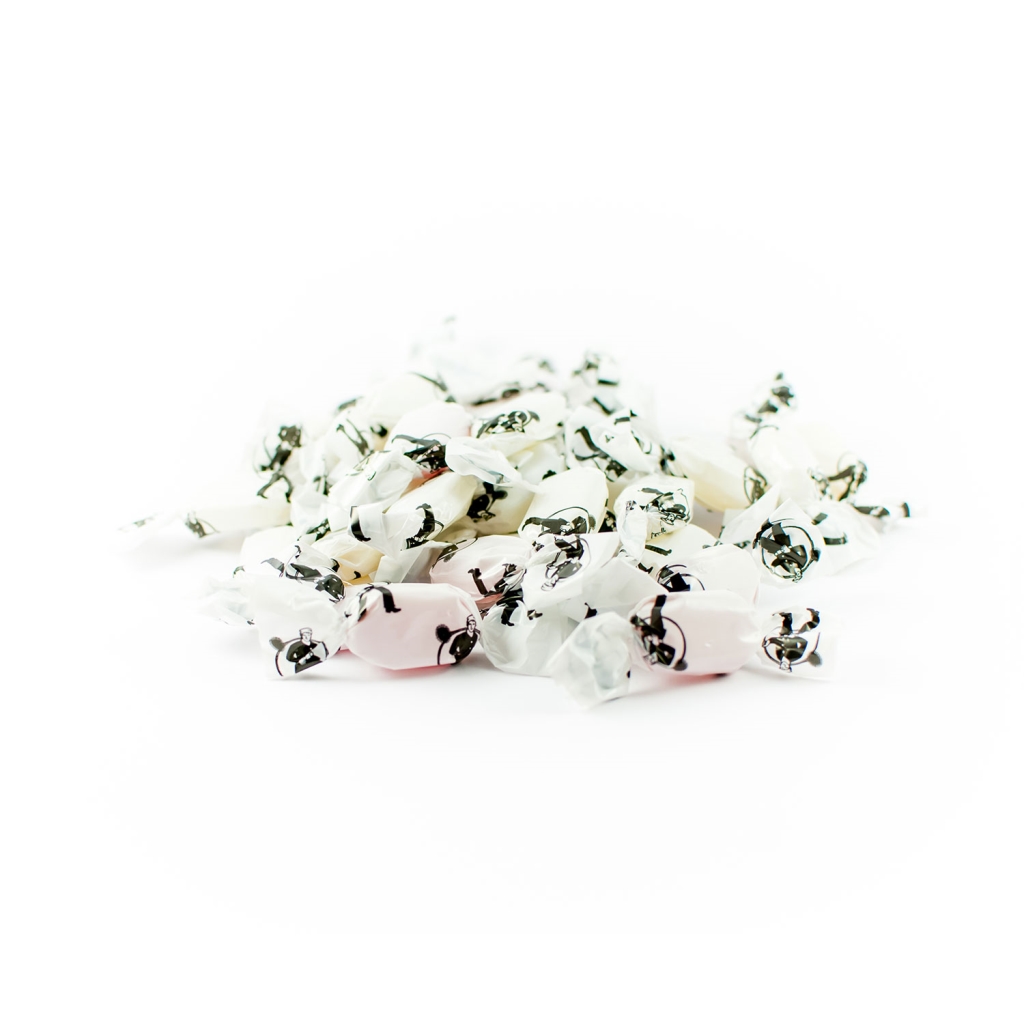 Fruchtzuckerl 1kg in RFK Papier gewickelt