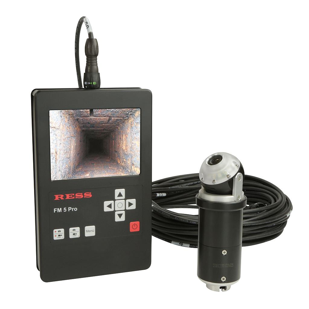 FM5 Pro Set mit Drehkugelkamera Pro, Ladegerät, 20m Kabel