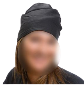 Kehrhaube Schwarz, säurebeständig, vorgewaschen