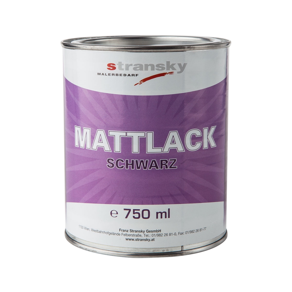 Lackfarbe Schwarz
1 Dose 750 ml
