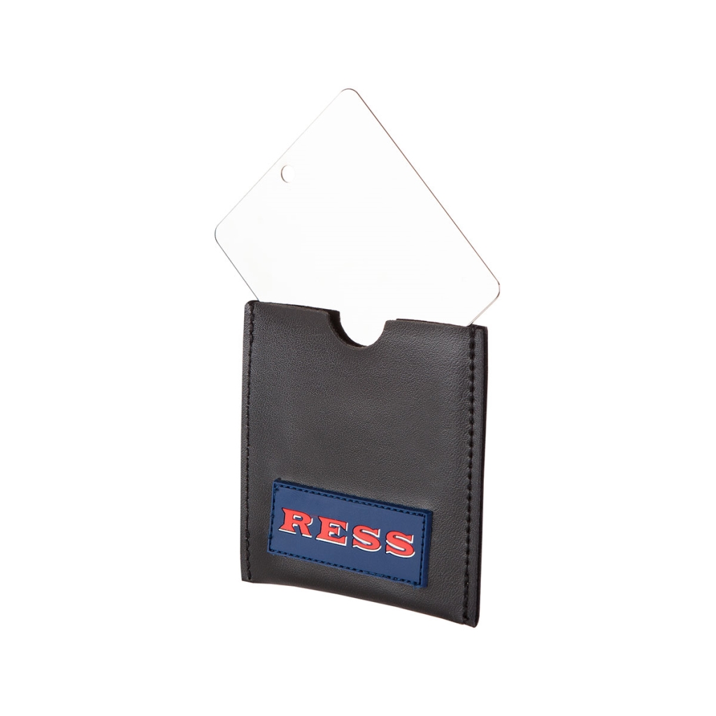 Metallspiegel poliert mit Etui

