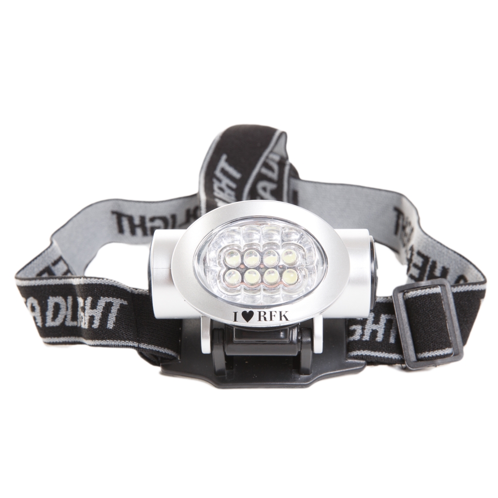 Stirnlampe LED mit Aufdruck
3 Beleuchtungsstufen
