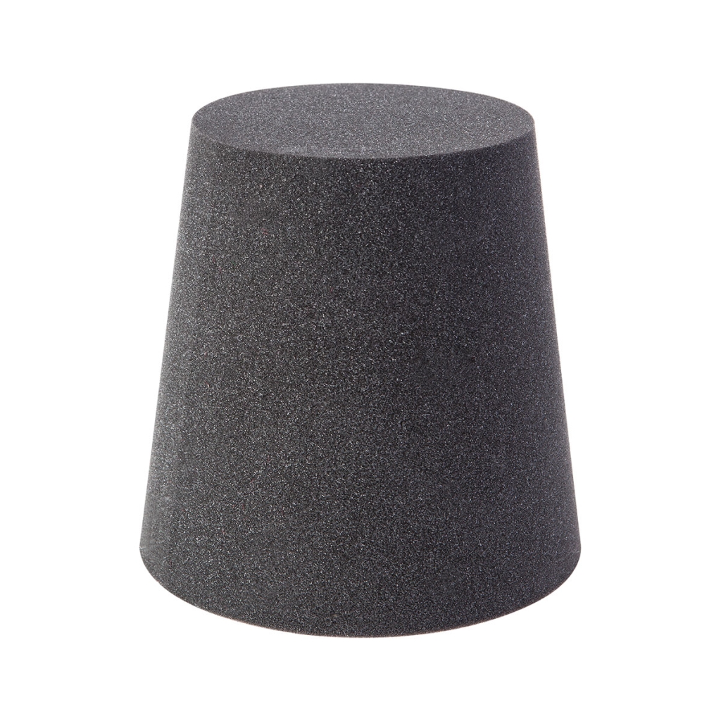 Schaumstoff- Abdichtelement mit Loch kegelförmig