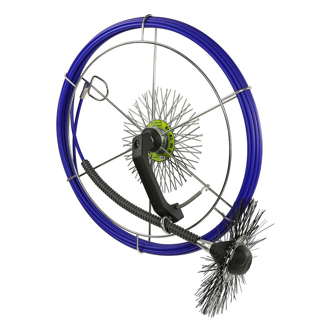 Einhandhaspel blau Länge 15 m Ø 6,5mm