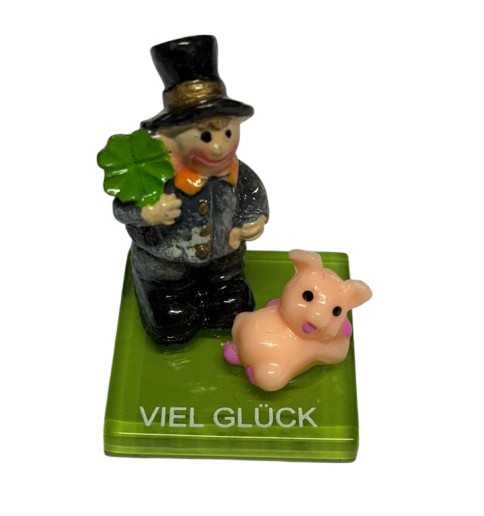 RFK Glücksbringer mit Schwein auf Fliese